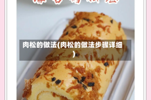 肉松的做法(肉松的做法步骤详细)