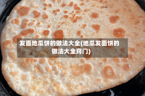 发面地瓜饼的做法大全(地瓜发面饼的做法大全窍门)