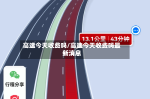 高速今天收费吗/高速今天收费吗最新消息