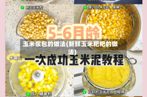 玉米浆包的做法(新鲜玉米粑粑的做法)