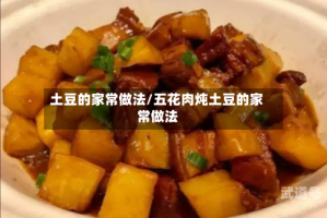 土豆的家常做法/五花肉炖土豆的家常做法