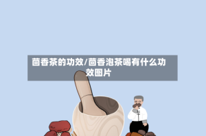 茴香茶的功效/茴香泡茶喝有什么功效图片