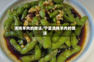 清炖羊肉的做法/宁夏清炖羊肉的做法