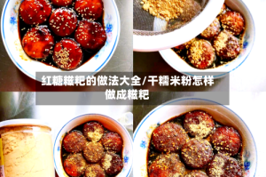红糖糍粑的做法大全/干糯米粉怎样做成糍粑