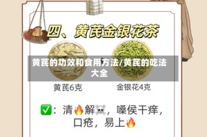 黄芪的功效和食用方法/黄芪的吃法大全