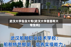 武汉大学包含大专(武汉大学里面有大专生吗)