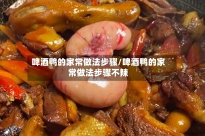 啤酒鸭的家常做法步骤/啤酒鸭的家常做法步骤不辣