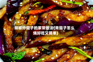 辣椒炒茄子的家常做法(青茄子怎么烧好吃又简单)