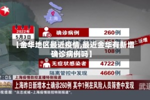 【金华地区最近疫情,最近金华有新增确诊病例吗】
