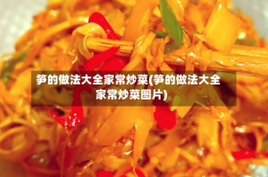 笋的做法大全家常炒菜(笋的做法大全家常炒菜图片)