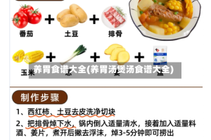 养胃食谱大全(养胃汤煲汤食谱大全)