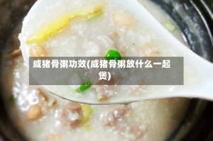 咸猪骨粥功效(咸猪骨粥放什么一起煲)