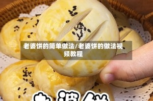 老婆饼的简单做法/老婆饼的做法视频教程