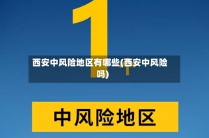 西安中风险地区有哪些(西安中风险吗)