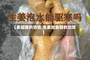 【姜加醋的功效,生姜加食醋的功效】