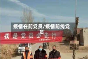 疫情在前党员/疫情前线党员