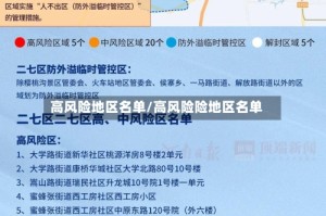 高风险地区名单/高风险险地区名单