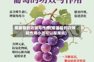 癞葡萄的功效与作用(癞葡萄的功效和作用小孩可以服用吗)