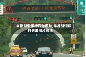【常德隧道限行罚单图片,常德隧道限行罚单图片高清】