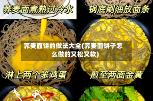 荞麦面饼的做法大全(荞麦面饼子怎么做的又松又软)