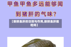 【新鲜鱼肝的功效与作用,新鲜鱼肝能吃吗】