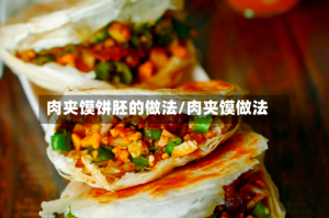 肉夹馍饼胚的做法/肉夹馍做法
