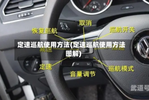 定速巡航使用方法(定速巡航使用方法图解)
