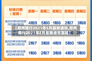 【郑州限行2021年5月最新通知,郑州限行2021年2月最新通知区域】