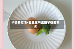 早餐的做法/西兰花鸡蛋饼早餐的做法