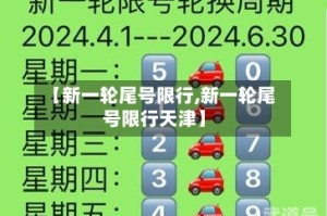【新一轮尾号限行,新一轮尾号限行天津】