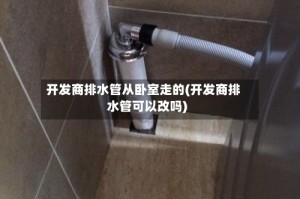 开发商排水管从卧室走的(开发商排水管可以改吗)