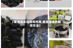 【桑肾泡水功效与作用,桑肾泡酒的制作方法】