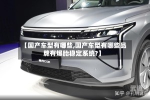 【国产车型有哪些,国产车型有哪些品牌有爆胎稳定系统?】