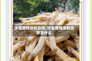 沙虫煲鸡汤的功效/沙虫煲鸡汤的功效是什么