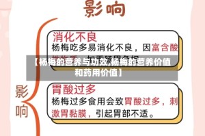 【杨梅的营养与功效,杨梅的营养价值和药用价值】