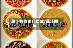 葱汁的作用和功效/葱汁图片