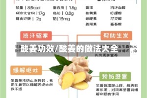 酸姜功效/酸姜的做法大全