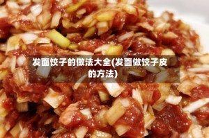 发面饺子的做法大全(发面做饺子皮的方法)