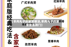 【羊肉丸子的家常做法,羊肉丸子的家常做法窍门】