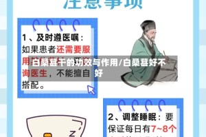 白桑葚干的功效与作用/白桑葚好不好