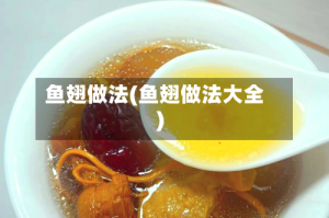 鱼翅做法(鱼翅做法大全)