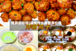 炖藕的功效(藕炖什么最营养价值)