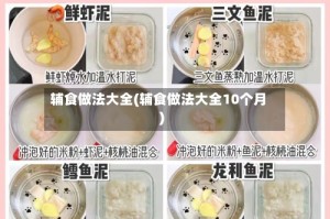 辅食做法大全(辅食做法大全10个月)