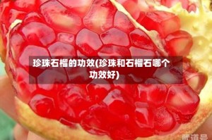 珍珠石榴的功效(珍珠和石榴石哪个功效好)