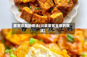 家常豆腐的做法(川菜家常豆腐的做法)